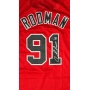 DENNIS RODMAN AUTÓGRAFO - CAMISA CHICAGO BULLS