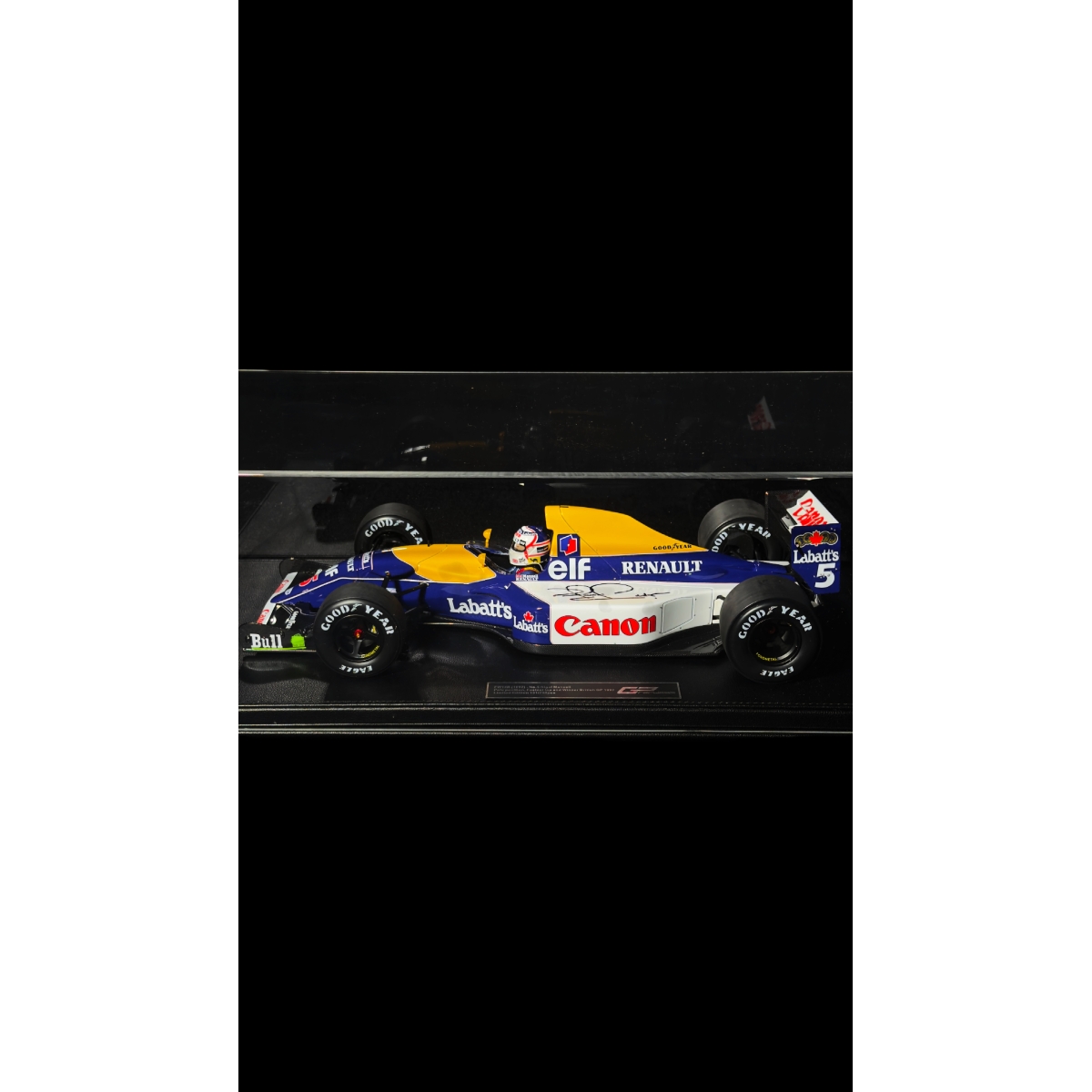 NIGEL MANSELL AUTÓGRAFO – WILLIAMS FW14B 1992 1:12