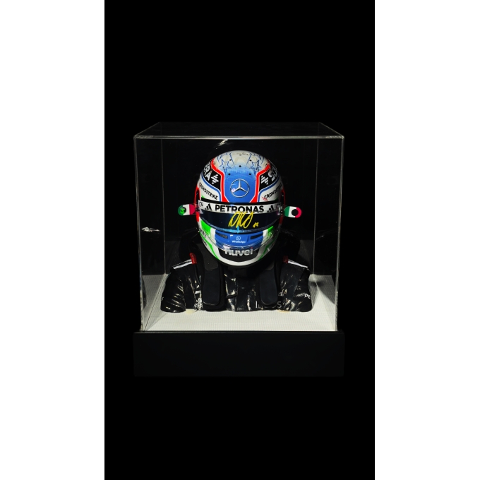 KIMI ANTONELLI AUTÓGRAFO – MINI CAPACETE MERCEDES-AMG