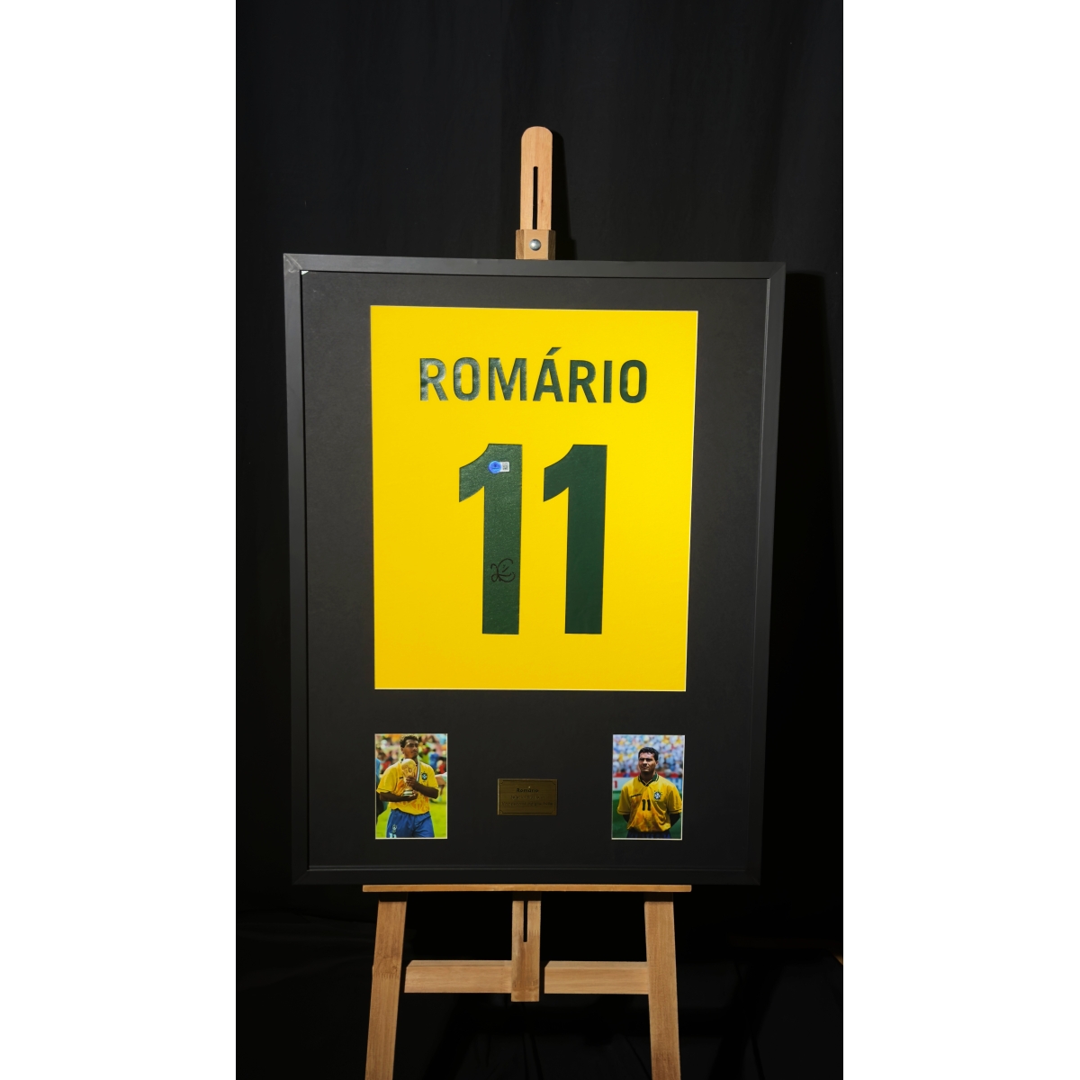 ROMÁRIO AUTÓGRAFO – CAMISA BRASIL RETRÔ