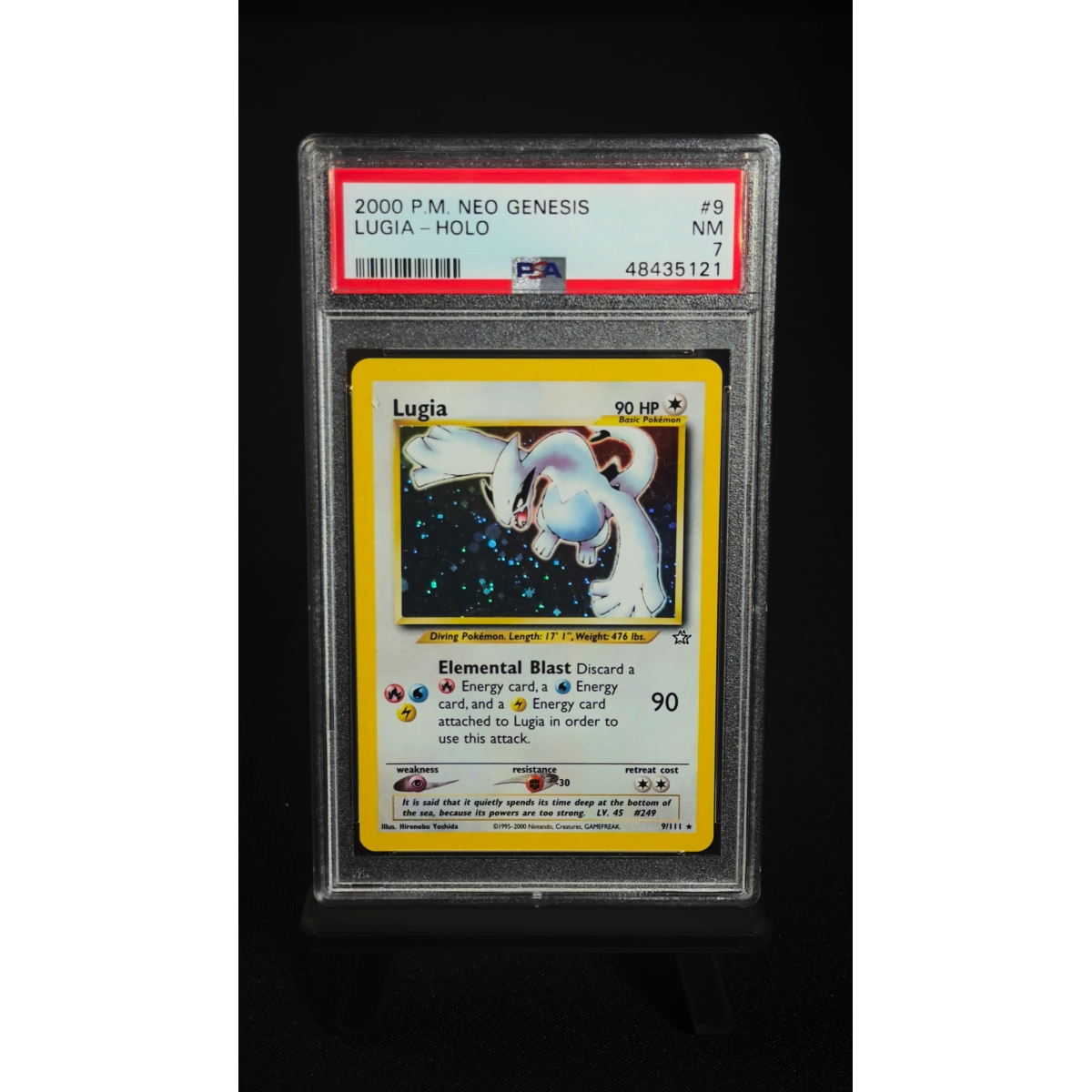 LUGIA HOLO 9/111 - NEO GENESIS 2000 - PSA 7