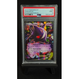 GENGAR EX 34/119 - PHANTOM FORCES 2014 - PSA 9