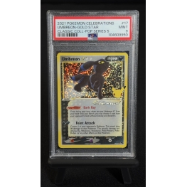 UMBREON GOLD STAR 17/17 - CELEBRATIONS CLASSIC COLLECTION PSA 9
