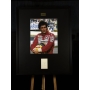 Ayrton Senna Autógrafo "Abril 1990" emoldurada em Quadro.