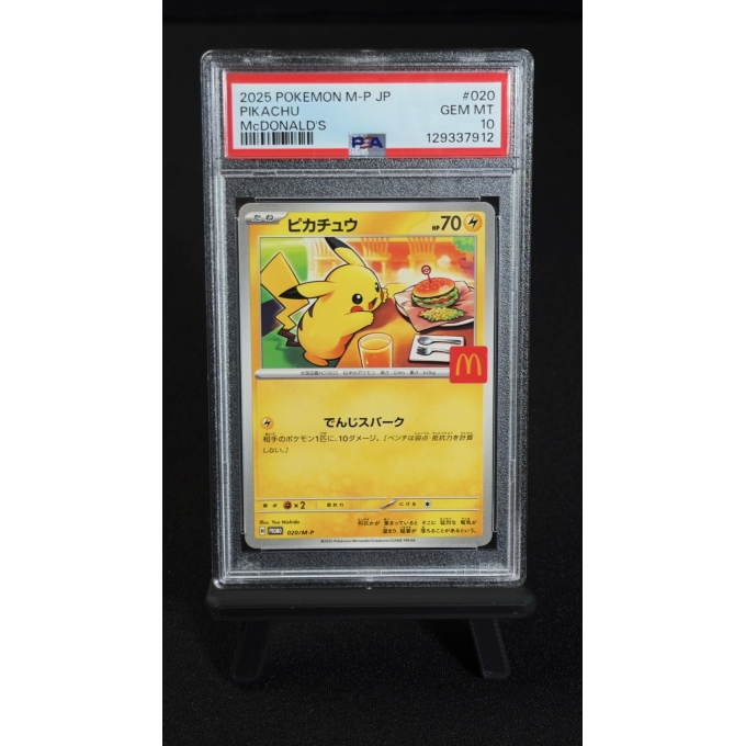 PIKACHU 020/M-P - McDONALD’S JAPAN 2025  PSA 10
