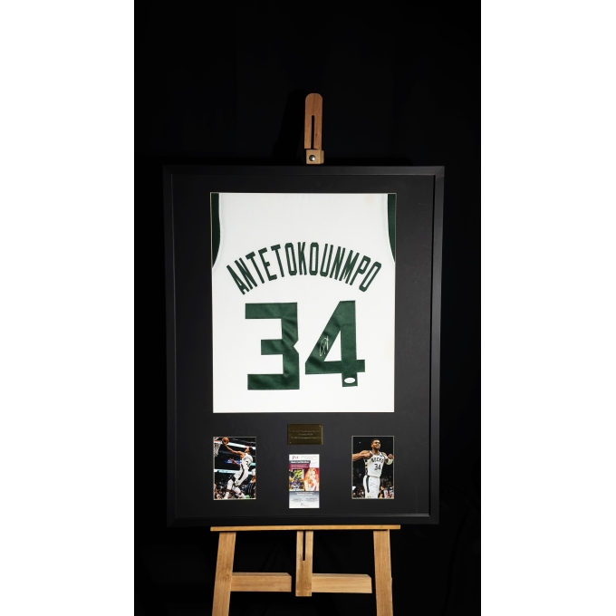 GIANNIS ANTETOKOUNMPO AUTÓGRAFO – JERSEY DO MILWAUKEE BUCKS