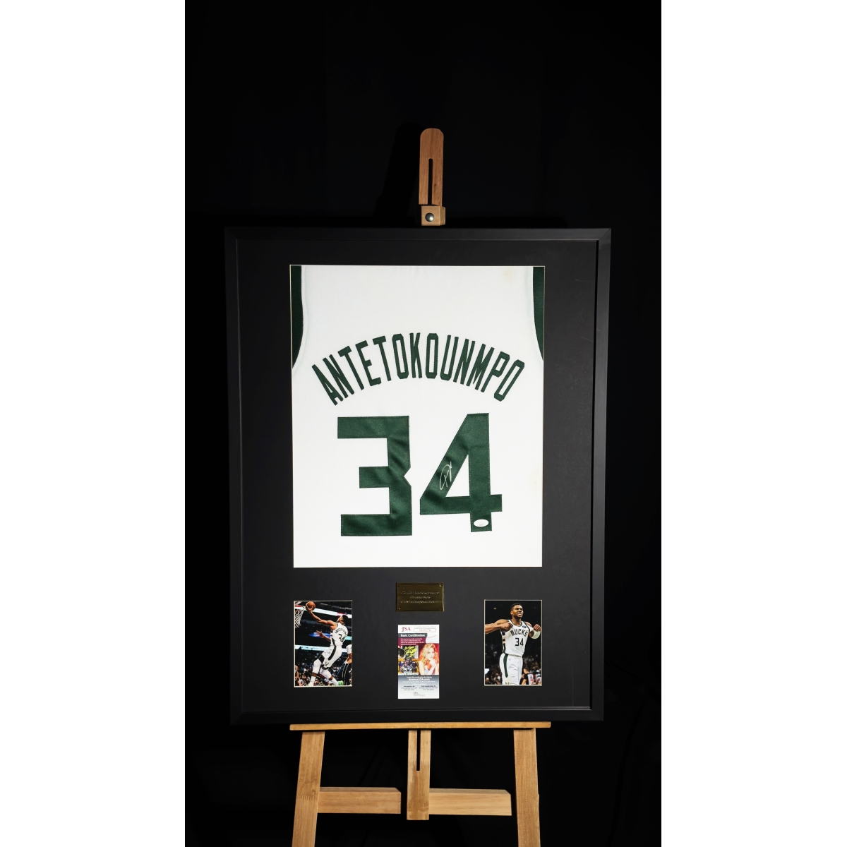GIANNIS ANTETOKOUNMPO AUTÓGRAFO – JERSEY DO MILWAUKEE BUCKS