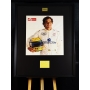 Ayrton Senna Autógrafo original de 1991 Emoldurado.