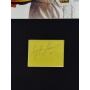 Ayrton Senna Autógrafo original de 1991 Emoldurado.