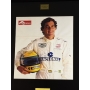 Ayrton Senna Autógrafo original de 1991 Emoldurado.
