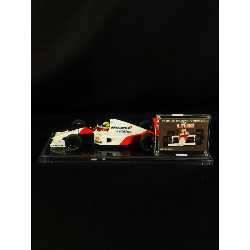 Ayrton Senna Autógrafo em Card.