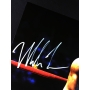 Mike Tyson Autógrafo em Pôster "no ringue".
