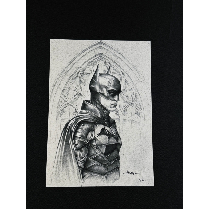 “The Batman” — Ilustração Autografada por Thang Nguyen (Supershinobi) – Edição 5/50