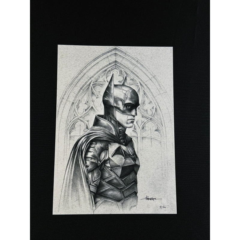 “The Batman” — Ilustração Autografada por Thang Nguyen (Supershinobi) – Edição 5/50