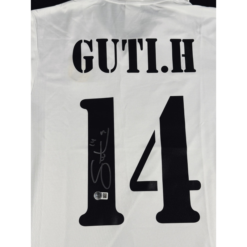 Guti Hernández Autógrafo - Camisa Real Madrid.