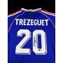 David Trezeguet Autógrafo - Camisa da Seleção Francesa.