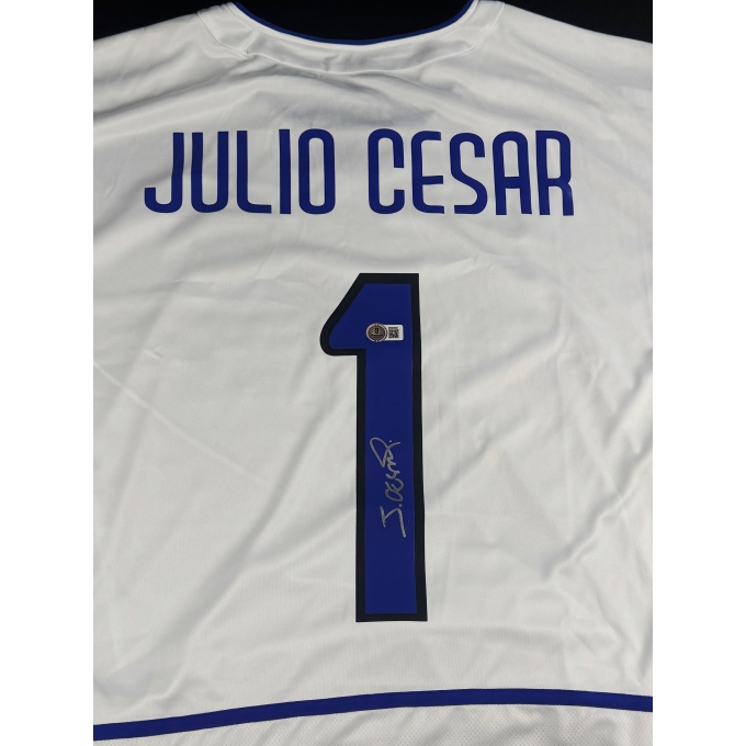 Júlio César Autógrafo - Camisa Inter de Milão.