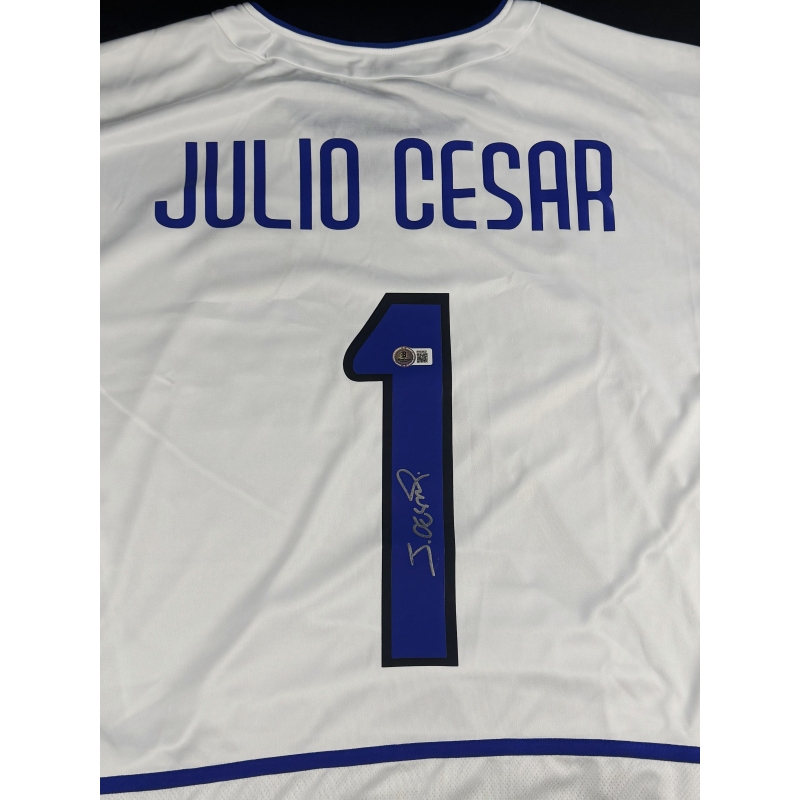 Júlio César Autógrafo - Camisa Inter de Milão.