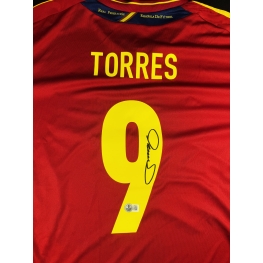 Fernando Torres Autógrafo - Camisa Seleção da Espanha.