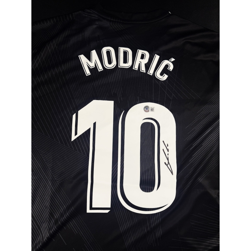 Luka Modrić Autógrafo - Camisa do Real Madrid.