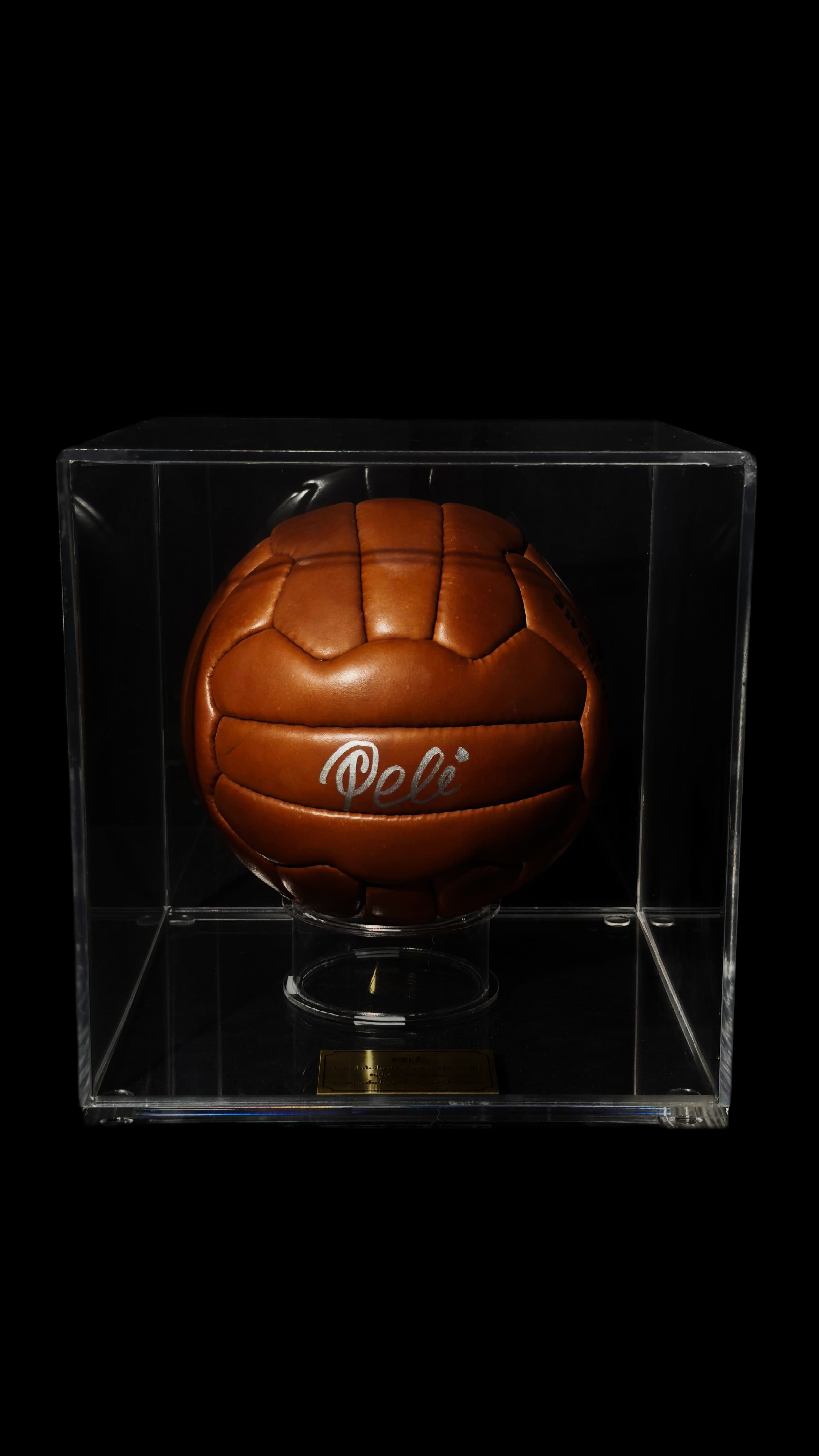 Pelé autógrafo – bola final da Copa do Mundo 1958, Pelé