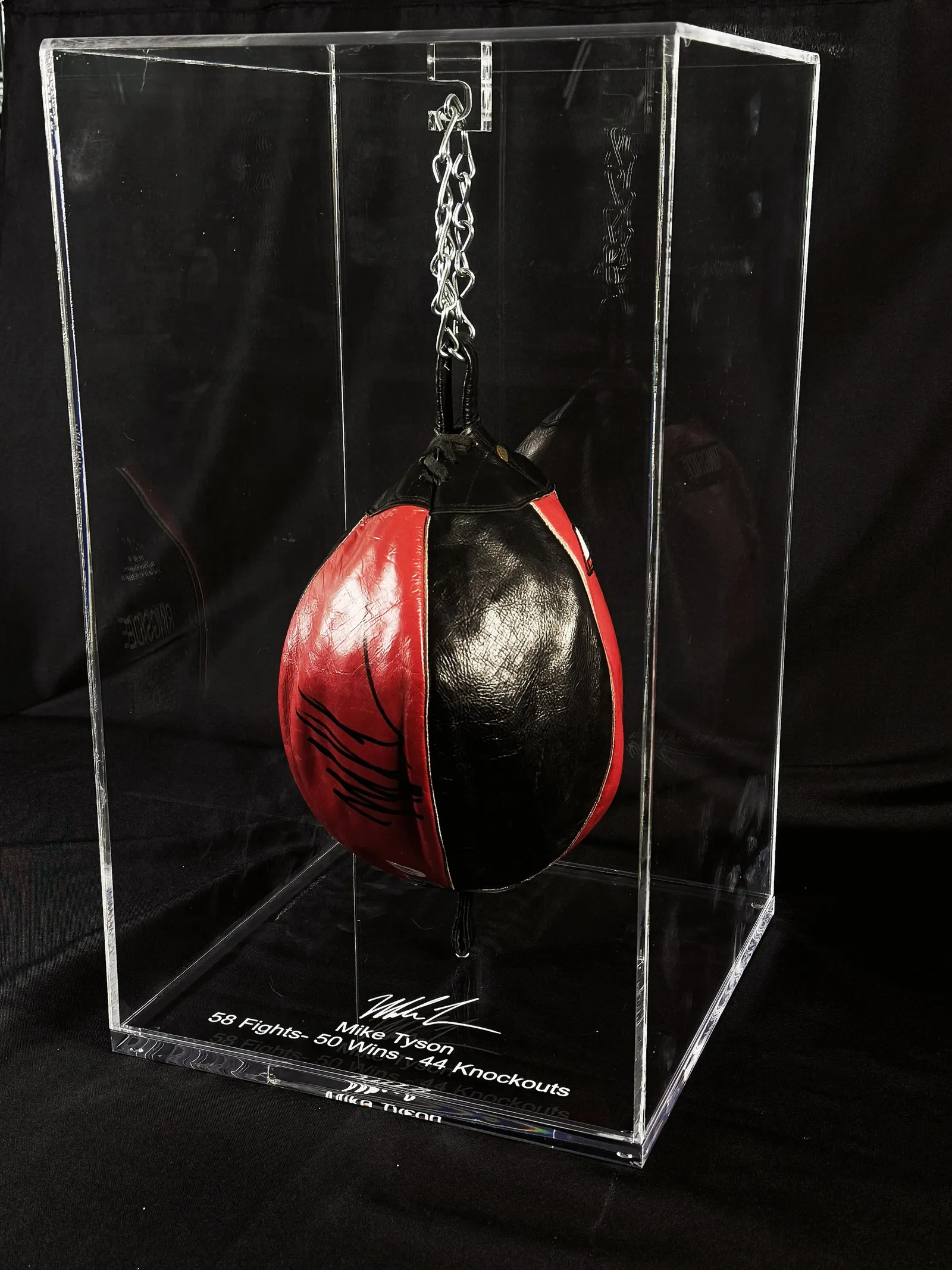 Mike Tyson autógrafo – "Speed Bag", Mike Tyson