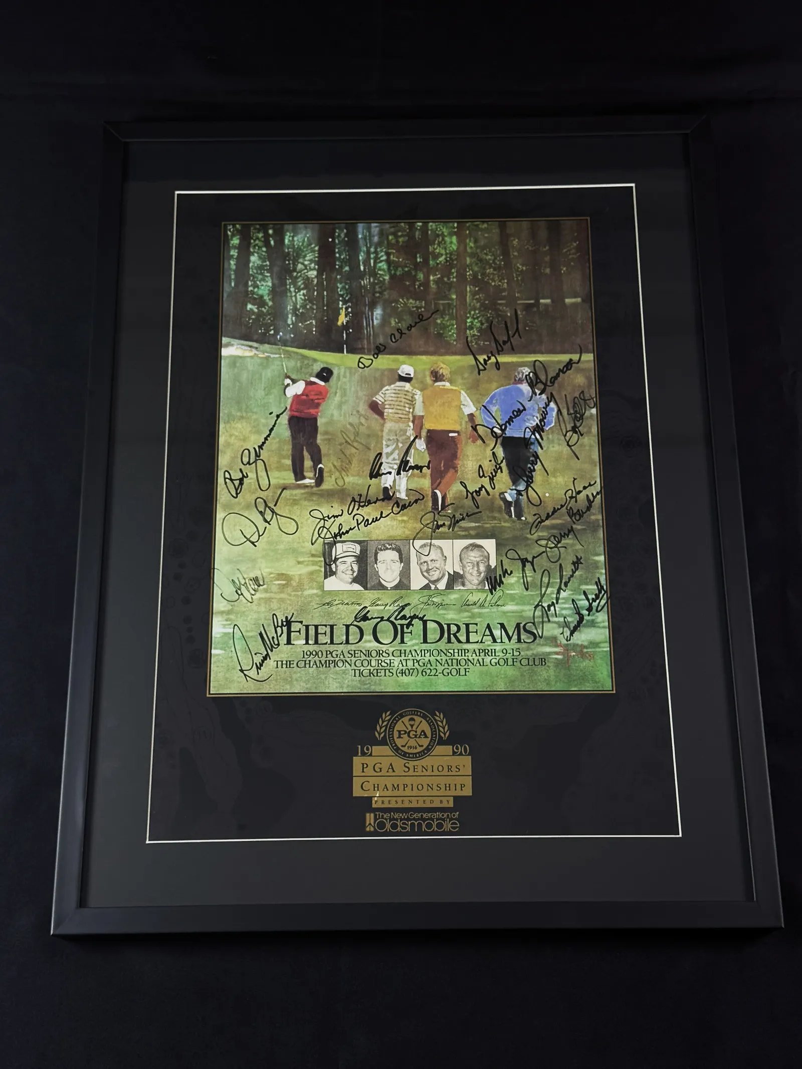 Jack Nicklaus & Gary Player – foto autografada, Jack Nicklaus e Gary Player