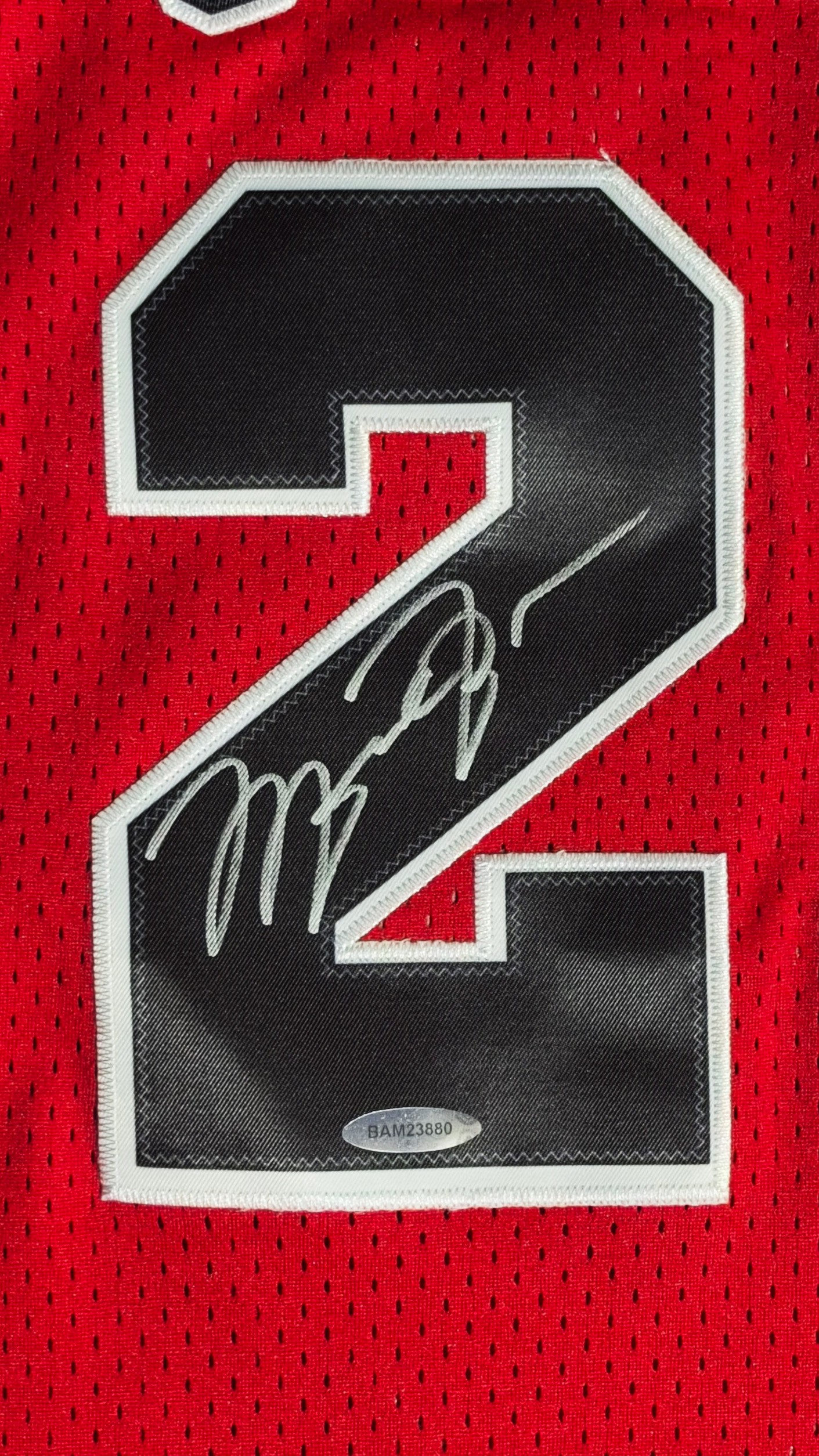 Michael Jordan autógrafo – jersey do Chicago Bulls, Michael Jordan