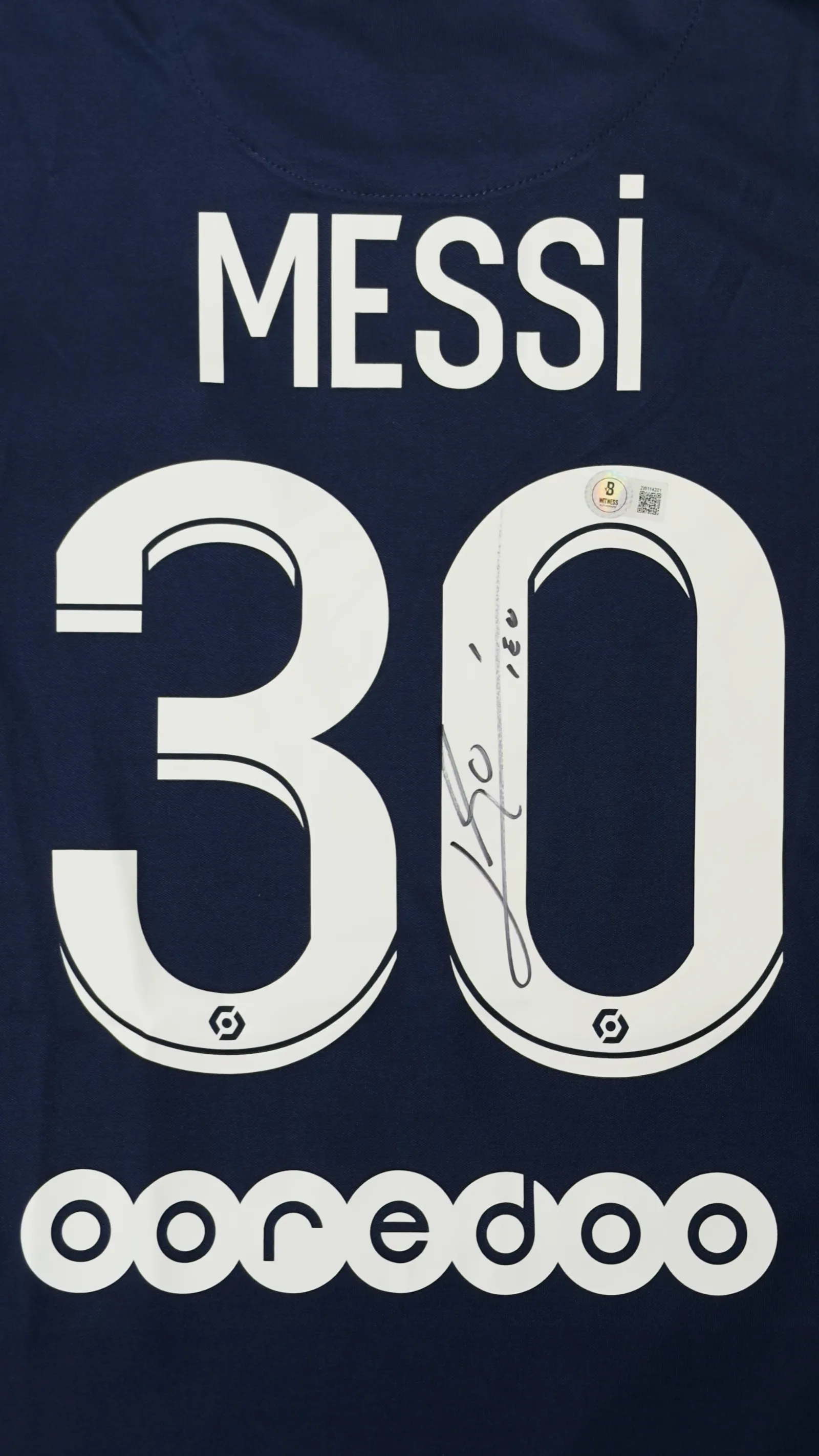 Lionel Messi autógrafo – Camisa PSG, Lionel Messi