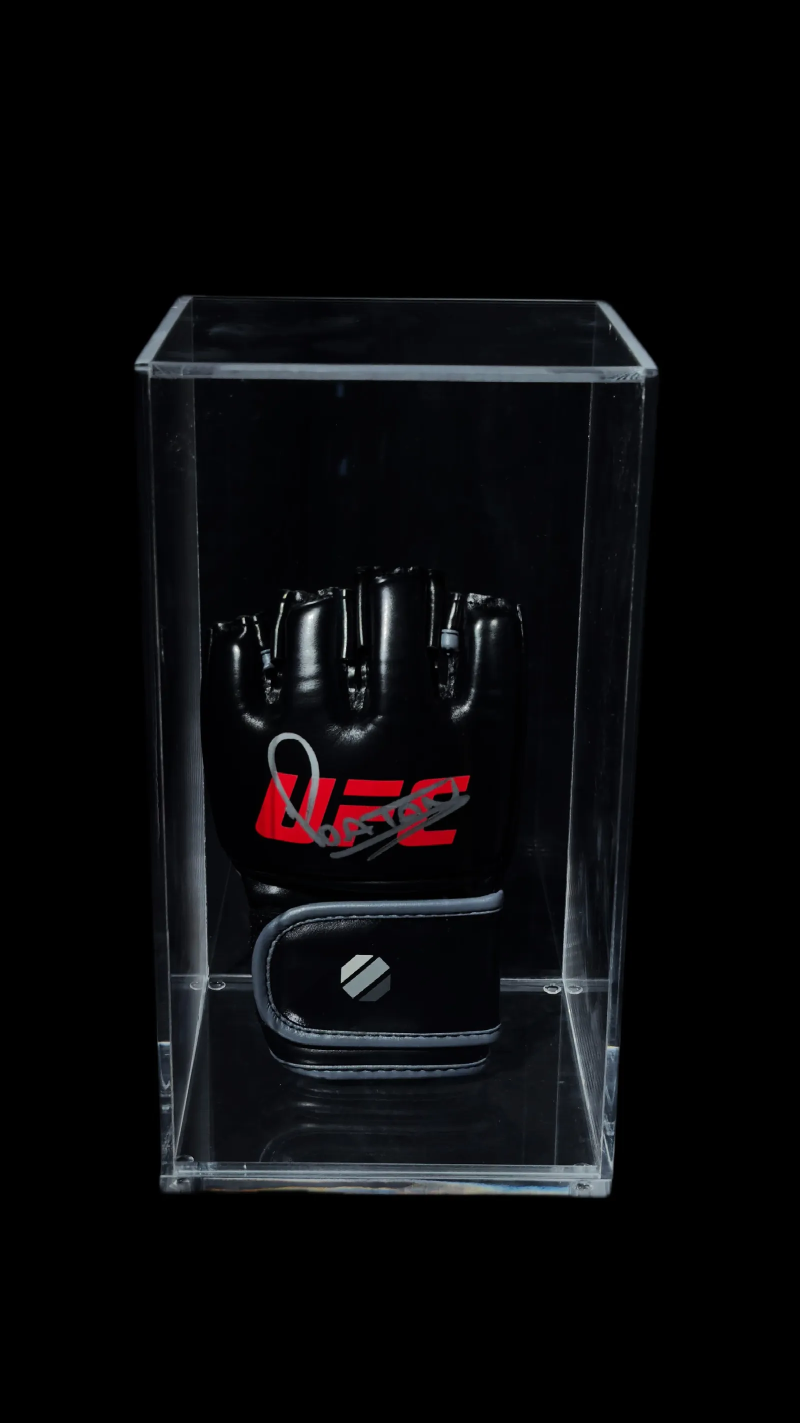 Alex Pereira Poatan autógrafo – luva UFC Poatan, Alex Pereira
