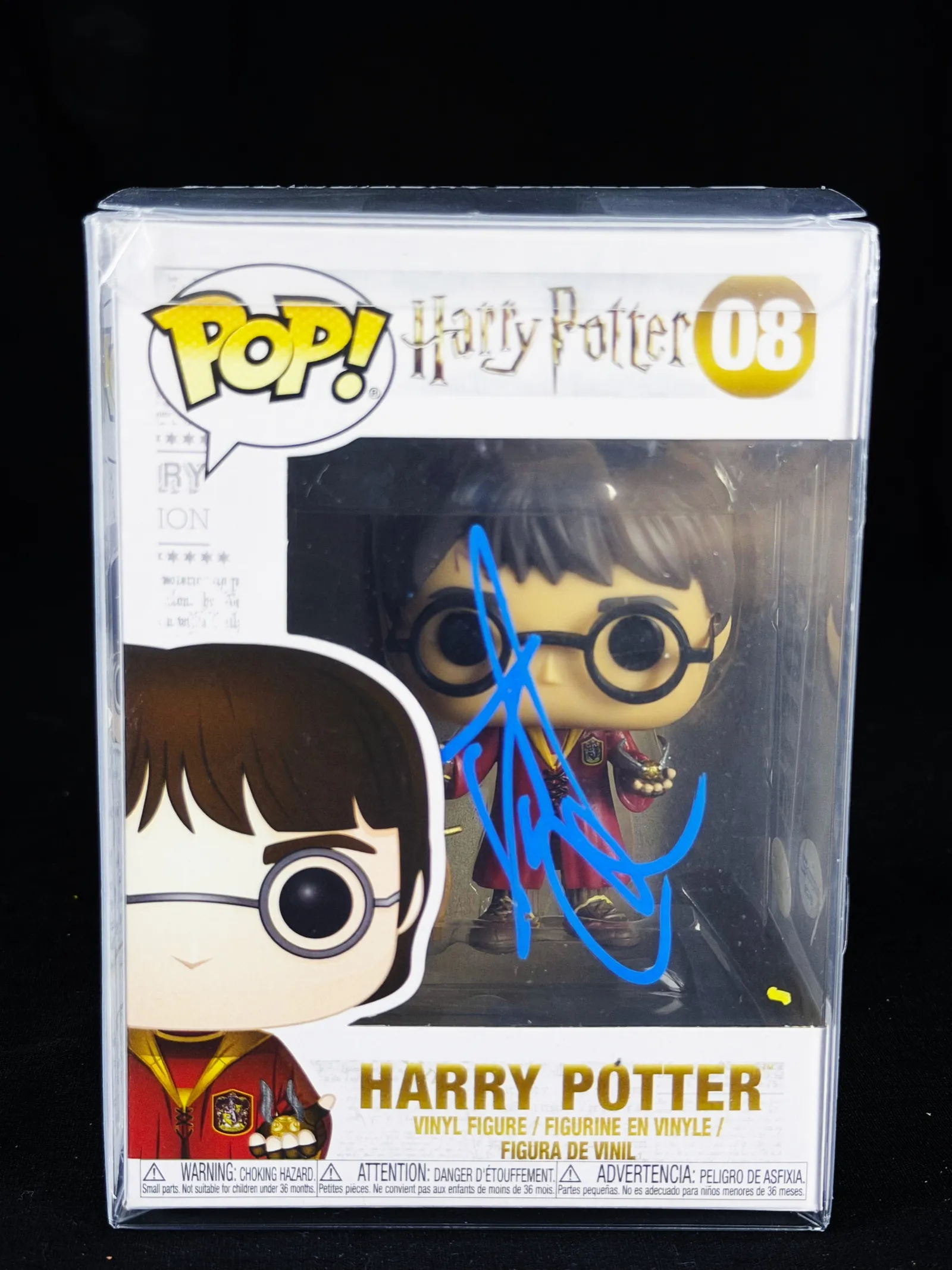 Daniel Radcliffe autógrafo – Funko Harry Potter 08, Daniel Radcliffe