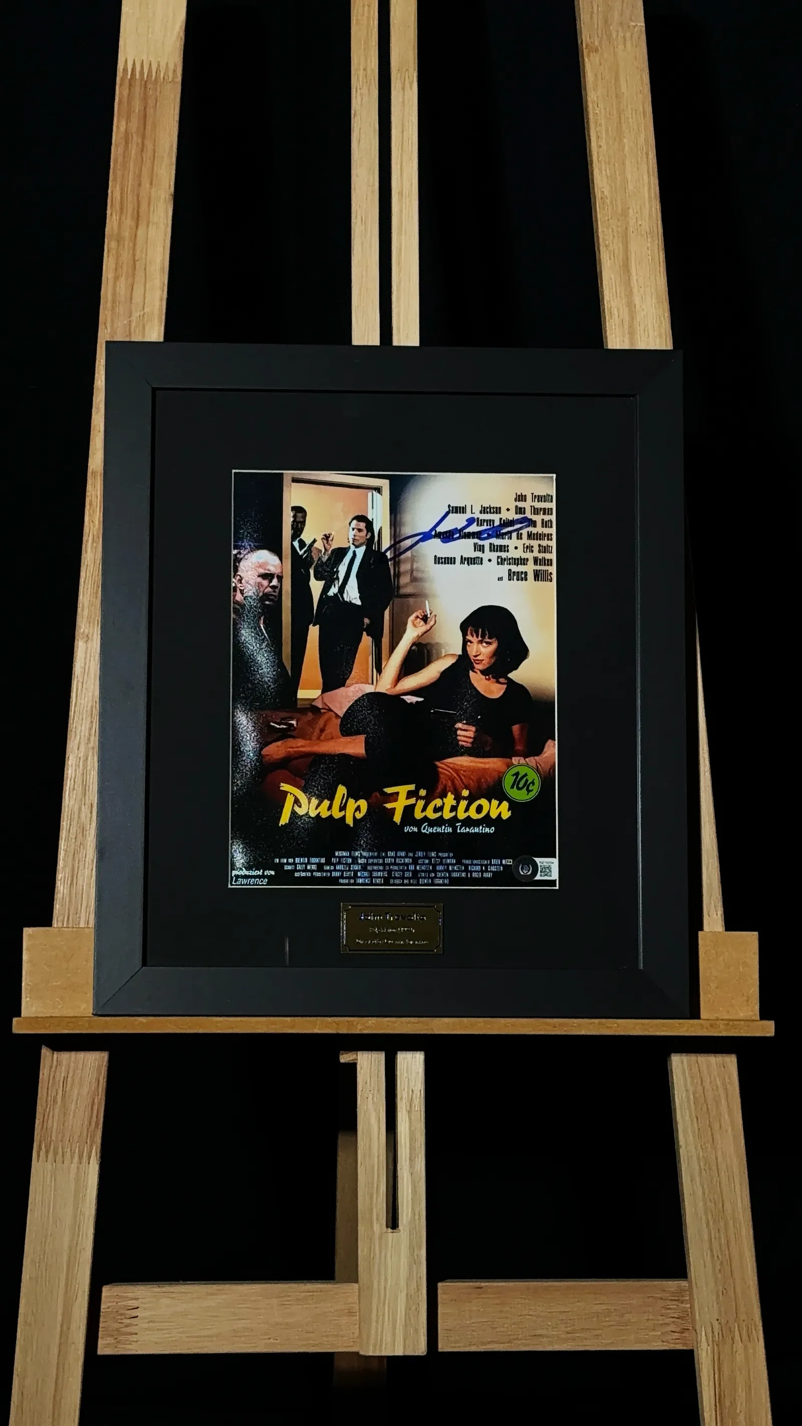 John Travolta autógrafo – Pulp Fiction, John Travolta