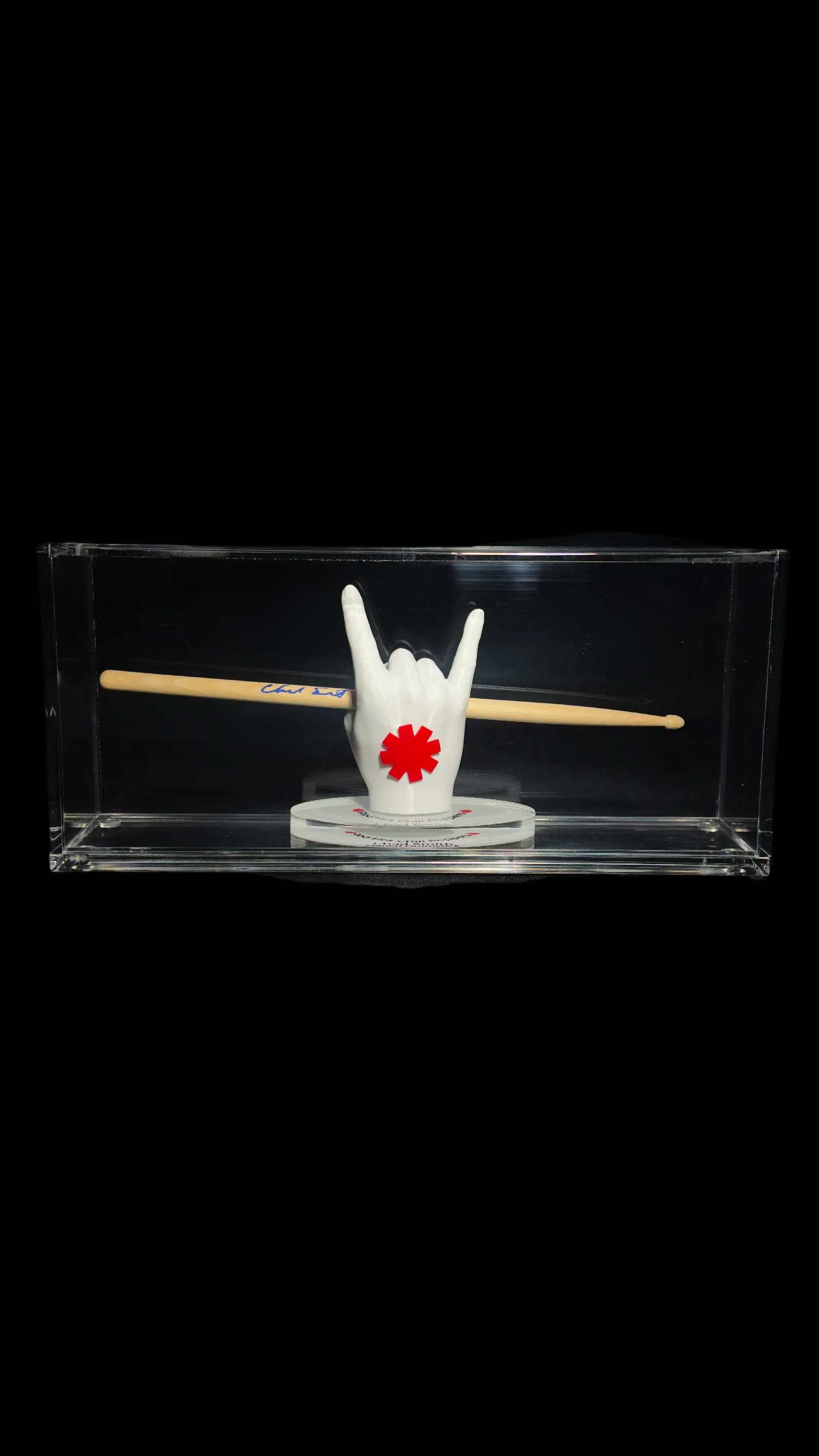 Chad Smith autógrafo – Baqueta Red Hot Chili Peppers, Chad Smith