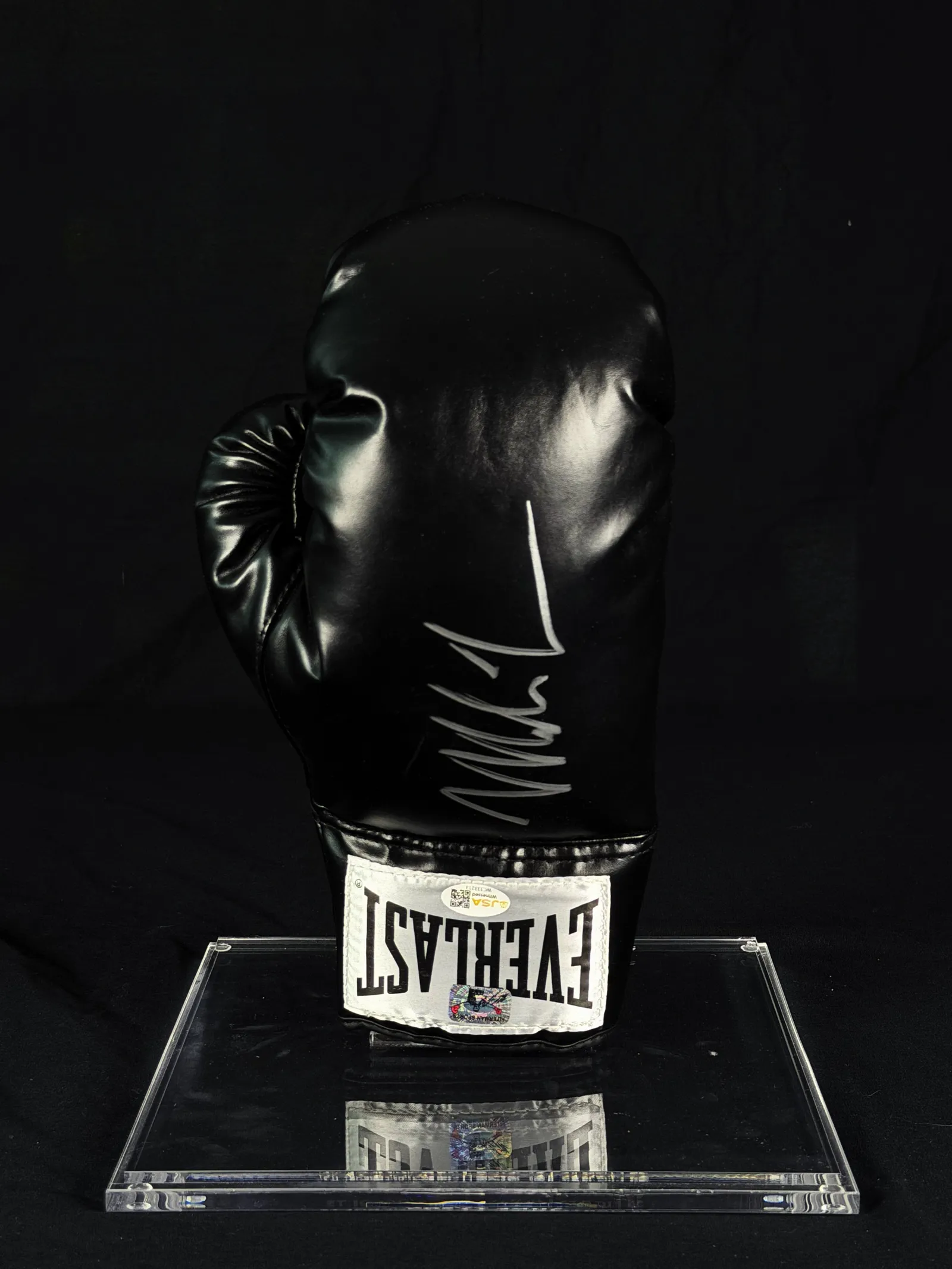Mike Tyson autógrafo – luva de boxe Everlast, Mike Tyson