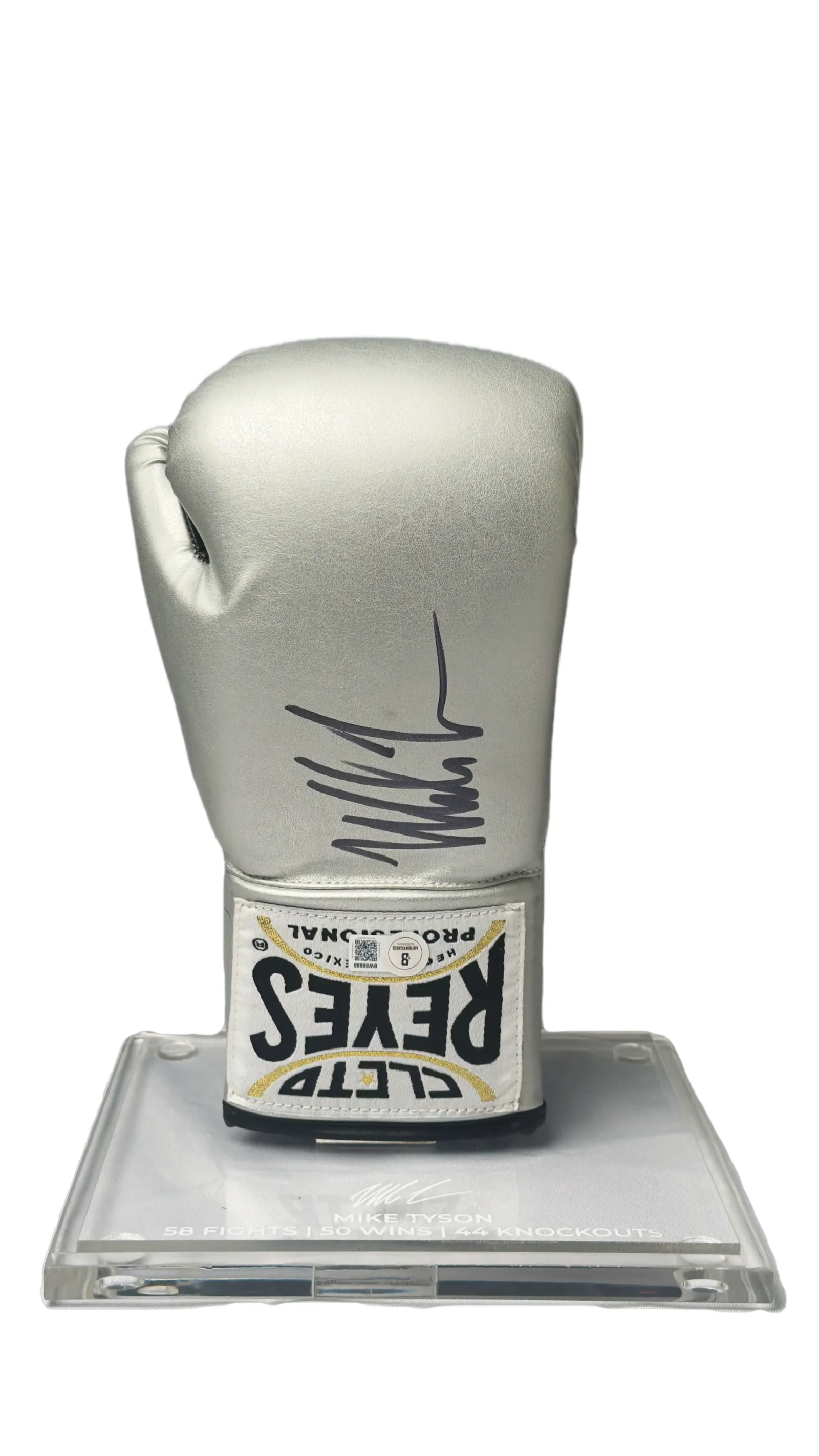 Mike Tyson autógrafo – Luva de boxe Cleto Reyes, Mike Tyson