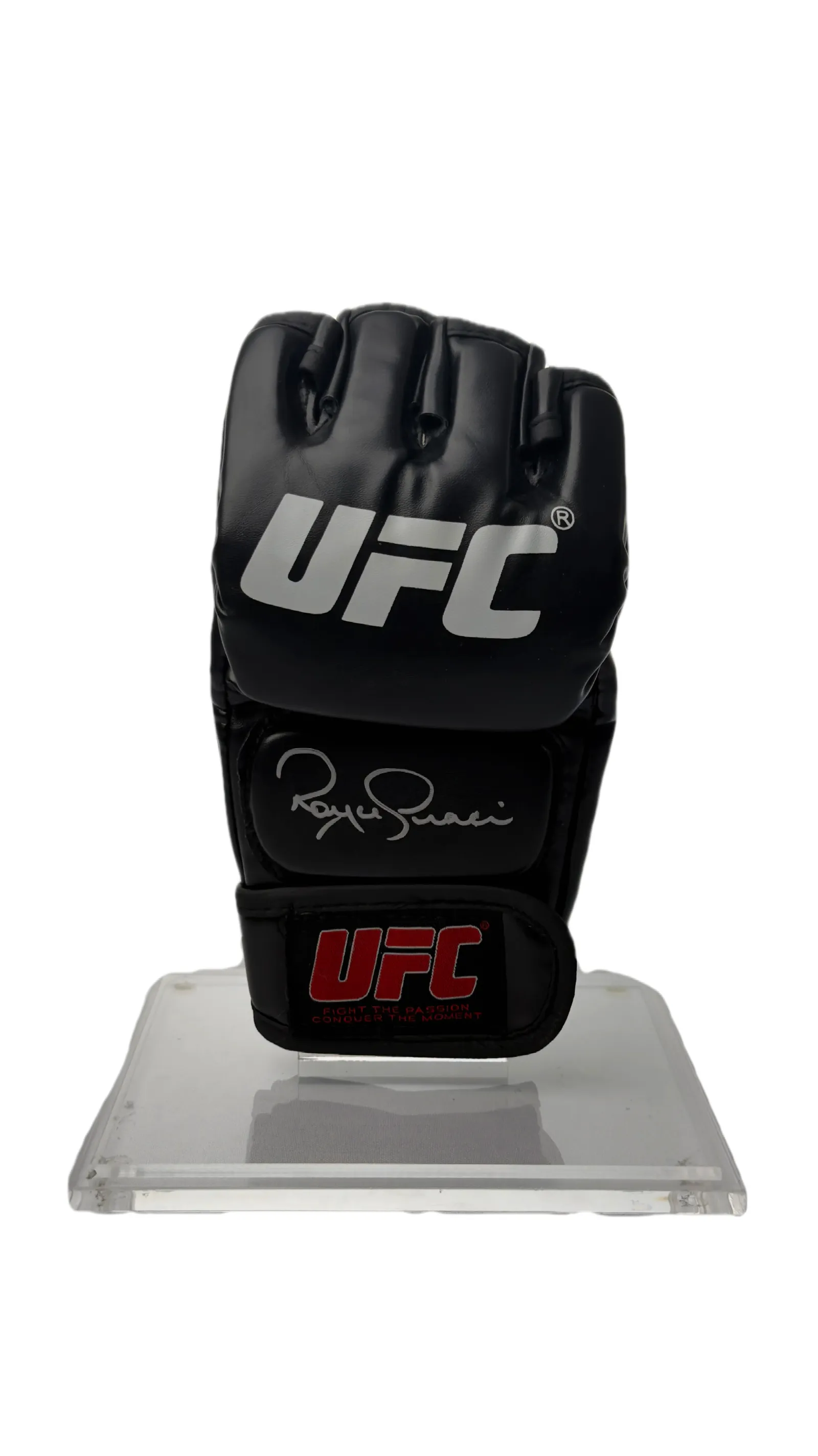 Royce Gracie autógrafo – Luva UFC, Royce Gracie