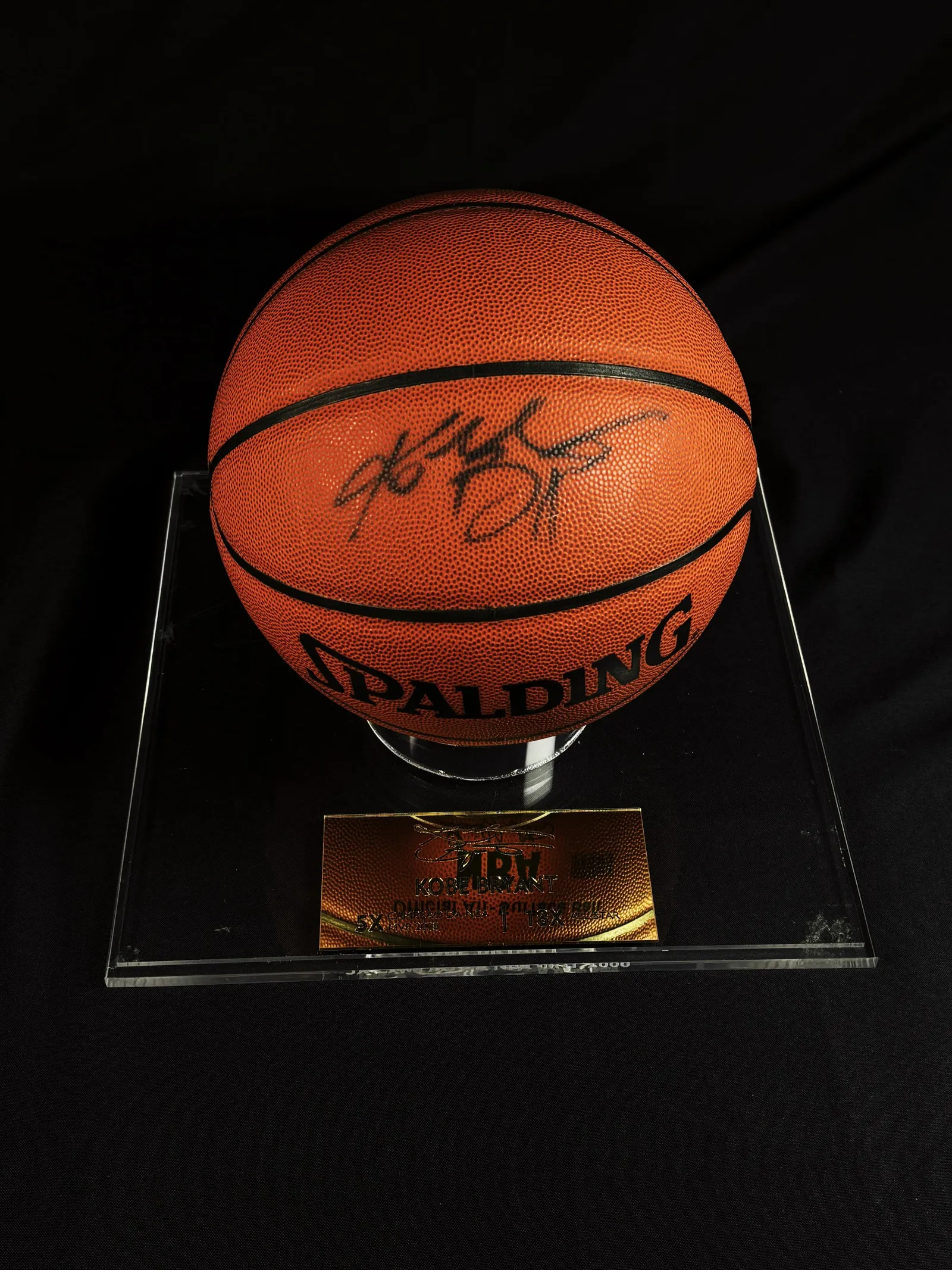 Kobe Bryant autógrafo – bola de basquetebol, Kobe Bryant