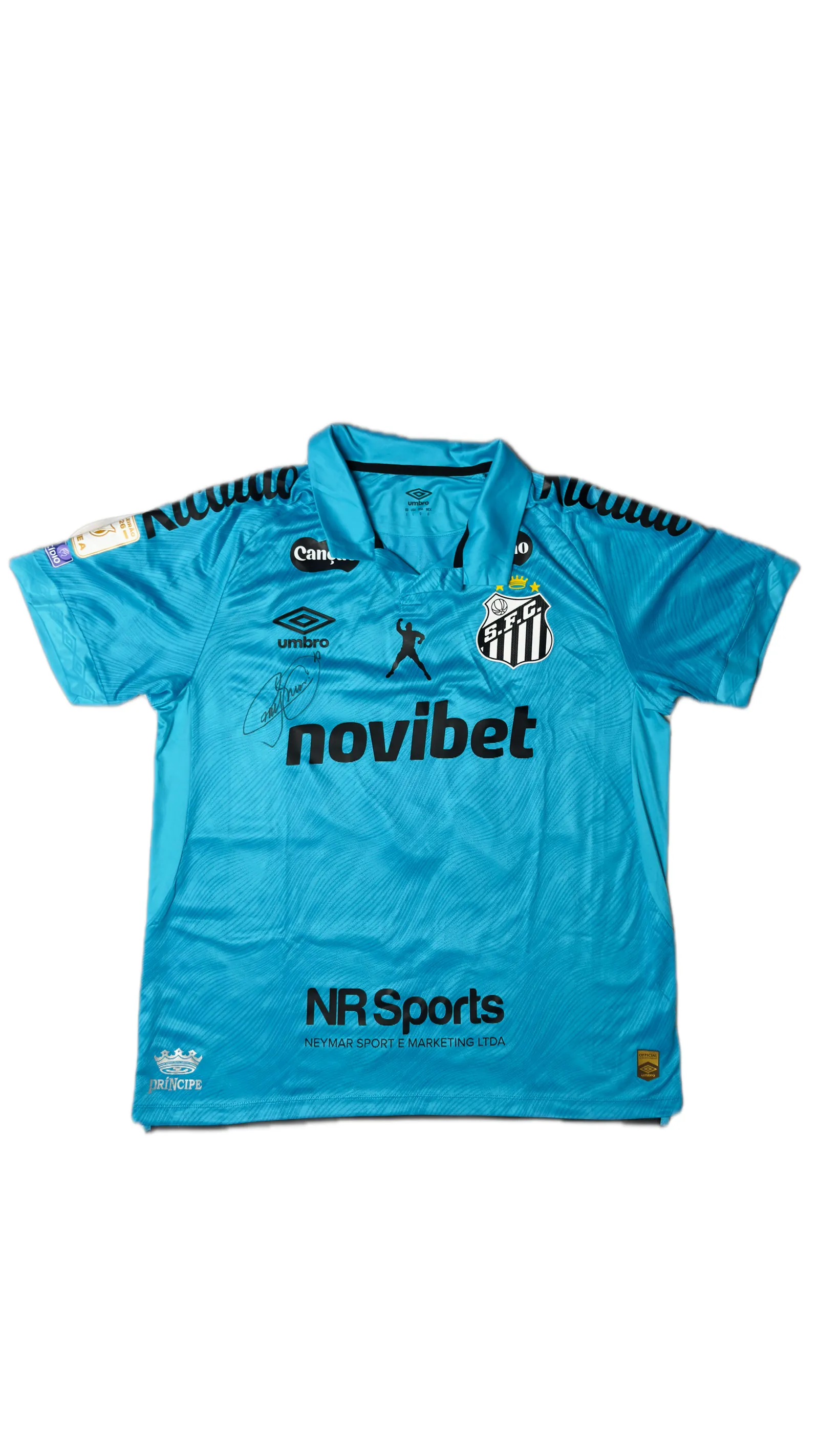 Neymar Jr autógrafo – Camisa Santos, Neymar Jr
