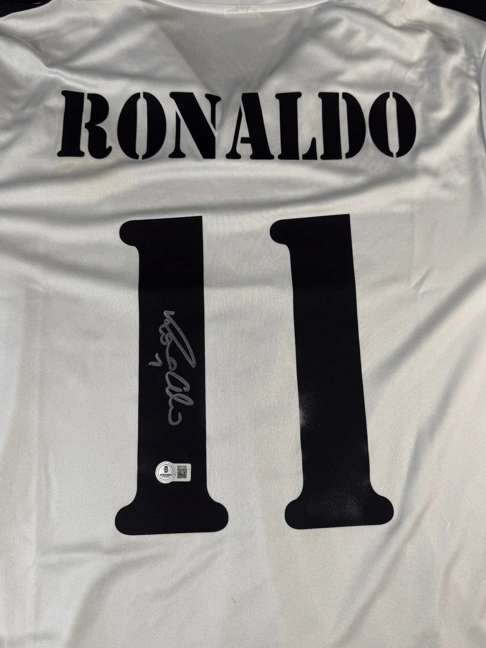 Ronaldo Nazário, "O Fenômeno" autógrafo – camisa Real Madrid, Ronaldo Fenômeno