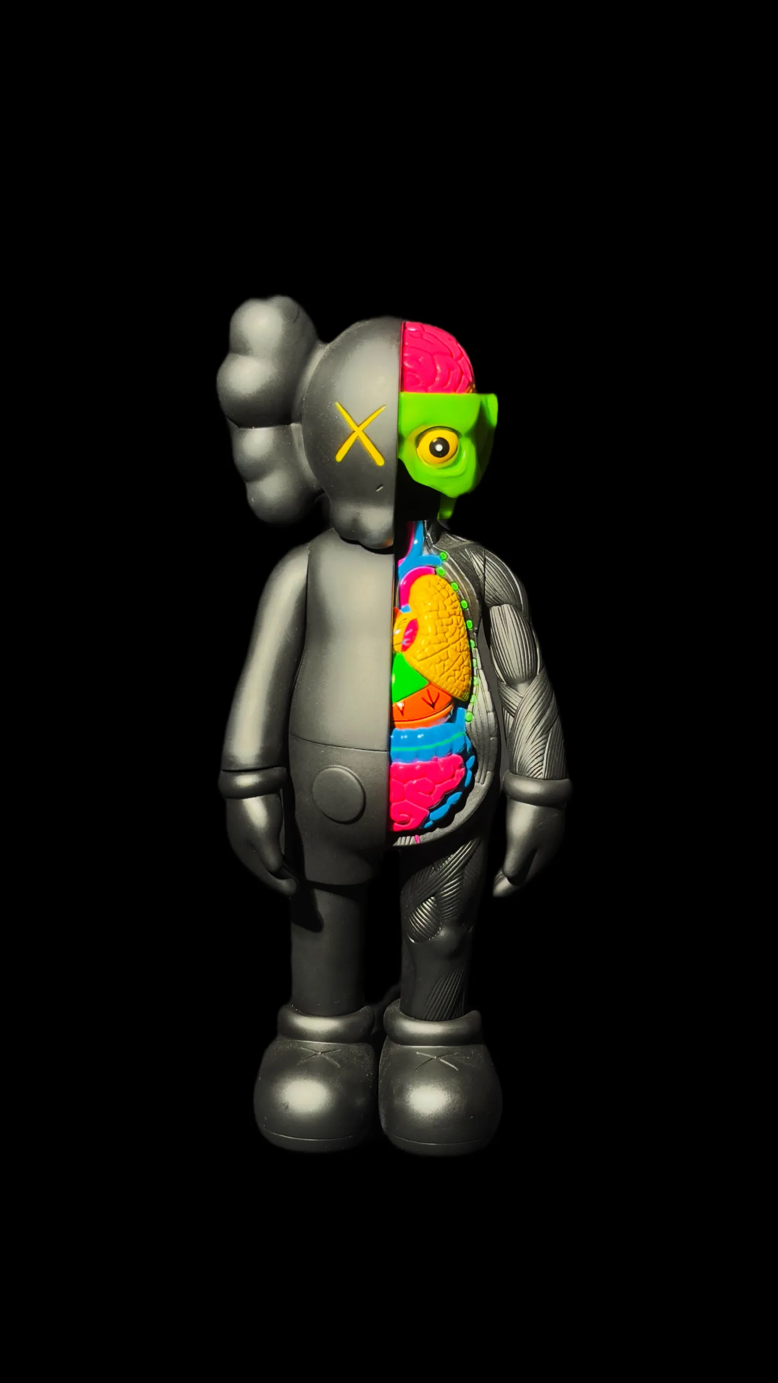 KAWS Dissected Companion – figura colecionável Black, KAWS
