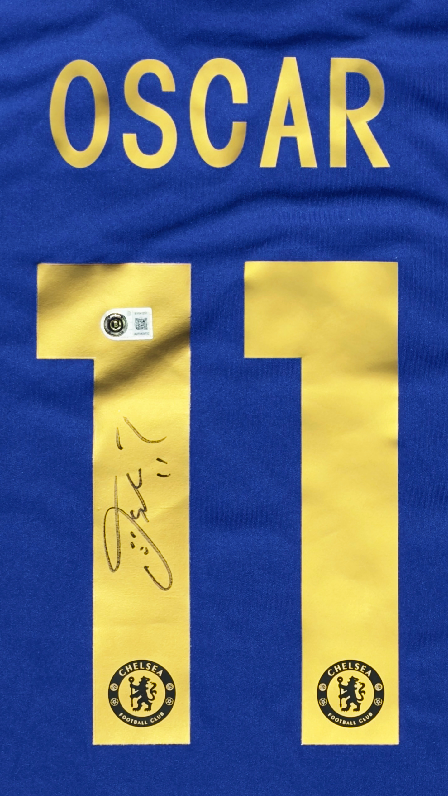 Oscar autógrafo – Camisa Chelsea, Oscar