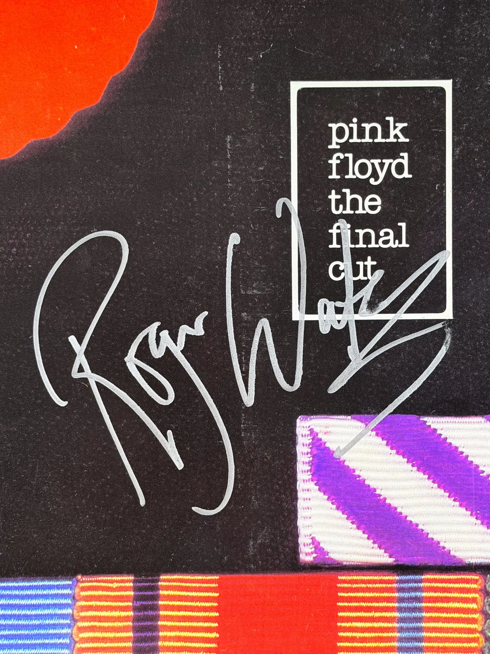 Roger Waters autógrafo – vinil “The Final Cut”, Roger Waters