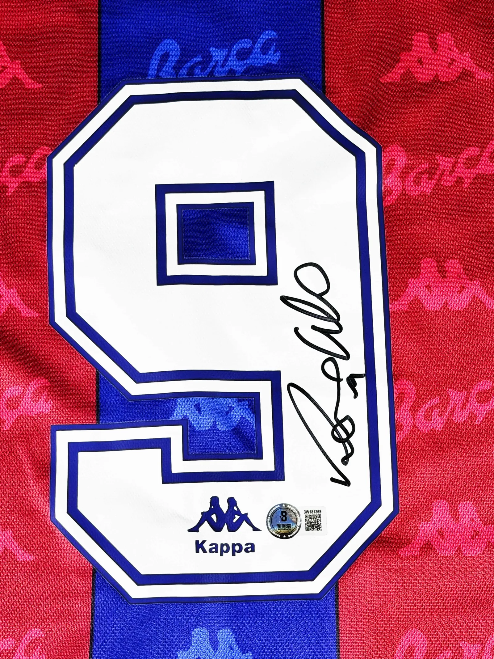 Ronaldo Nazário, "O Fenômeno" autógrafo – camisa Barcelona, Ronaldo Fenômeno