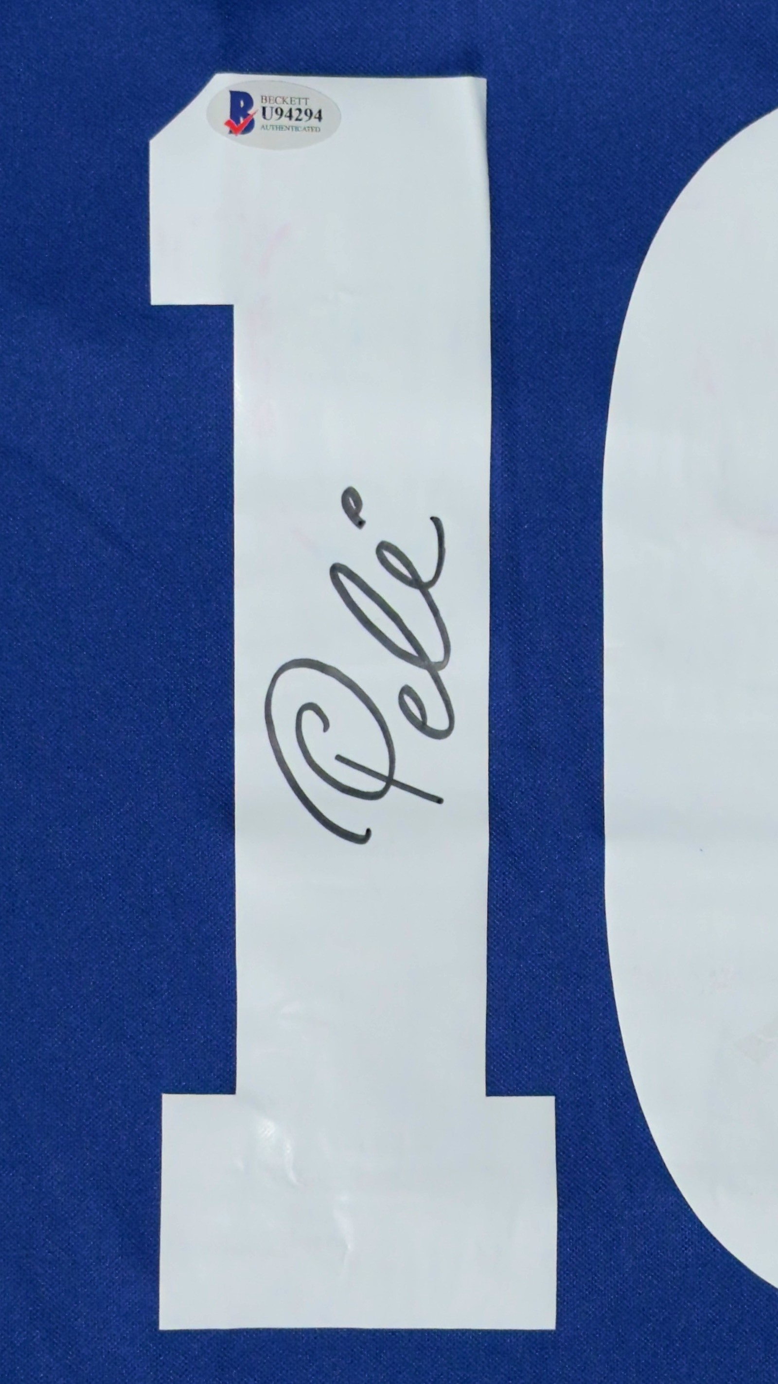 Pelé autógrafo – camisa do Brasil, Pelé