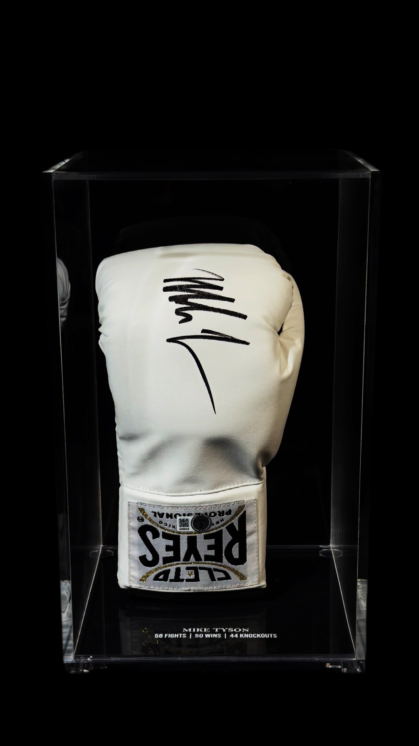 Mike Tyson autógrafo – luva de boxe, Mike Tyson