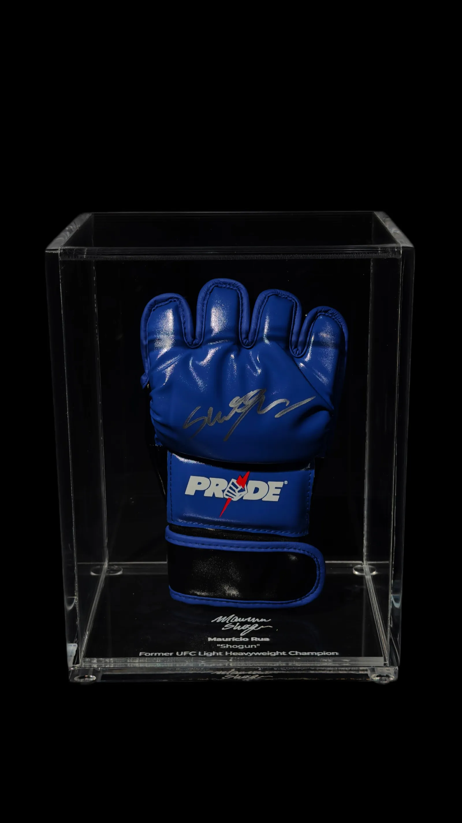 Maurício “Shogun” Rua autógrafo – luva de MMA Pride, Maurício Shogun Rua