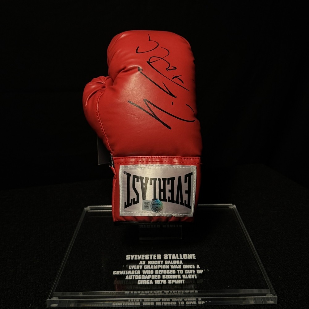 Sylvester Stallone – luva da Everlast autografada, Sylvester Stallone