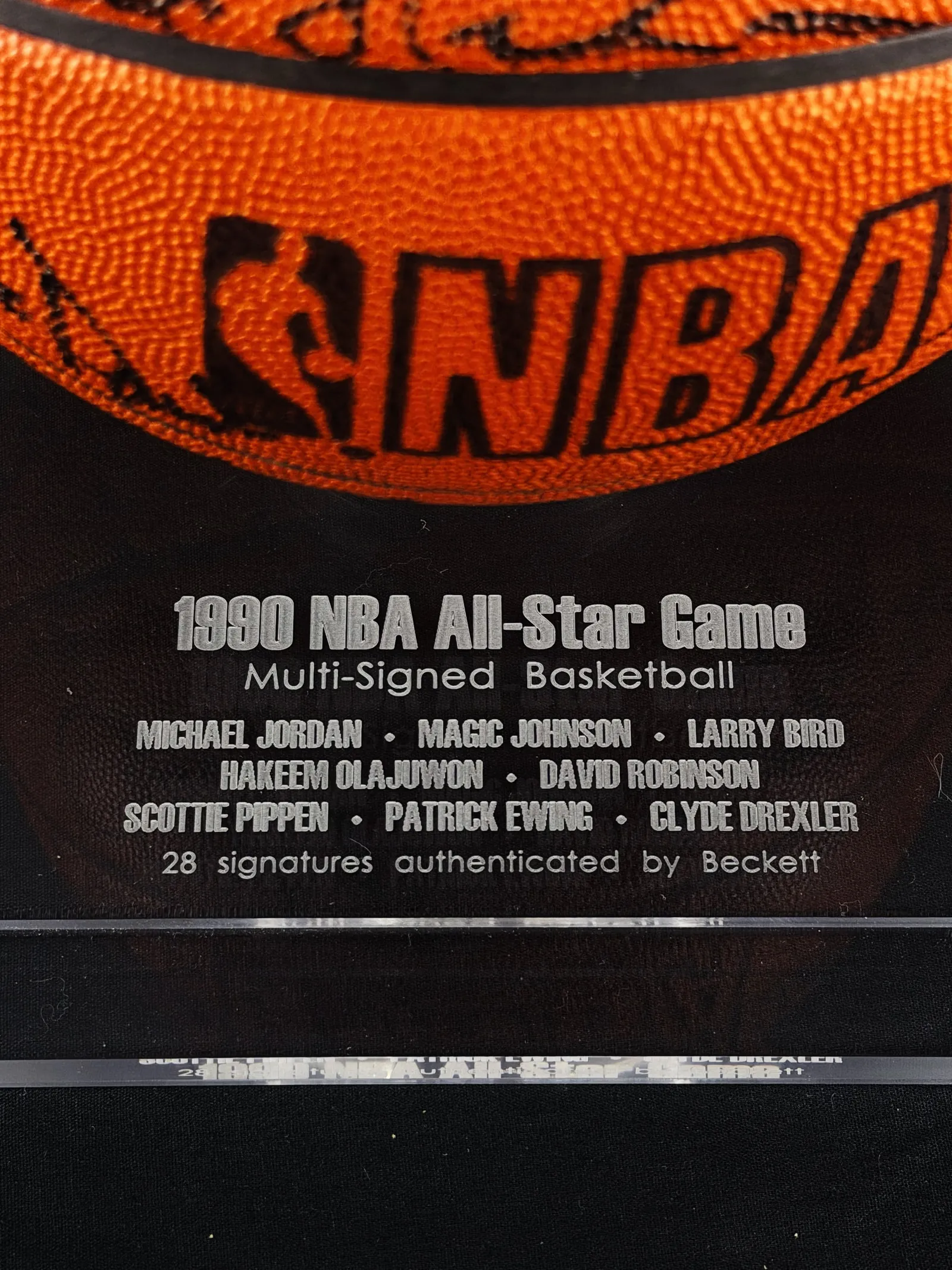 1990 NBA All-Star Game – bola multi-autografada, NBA All-Star 1990