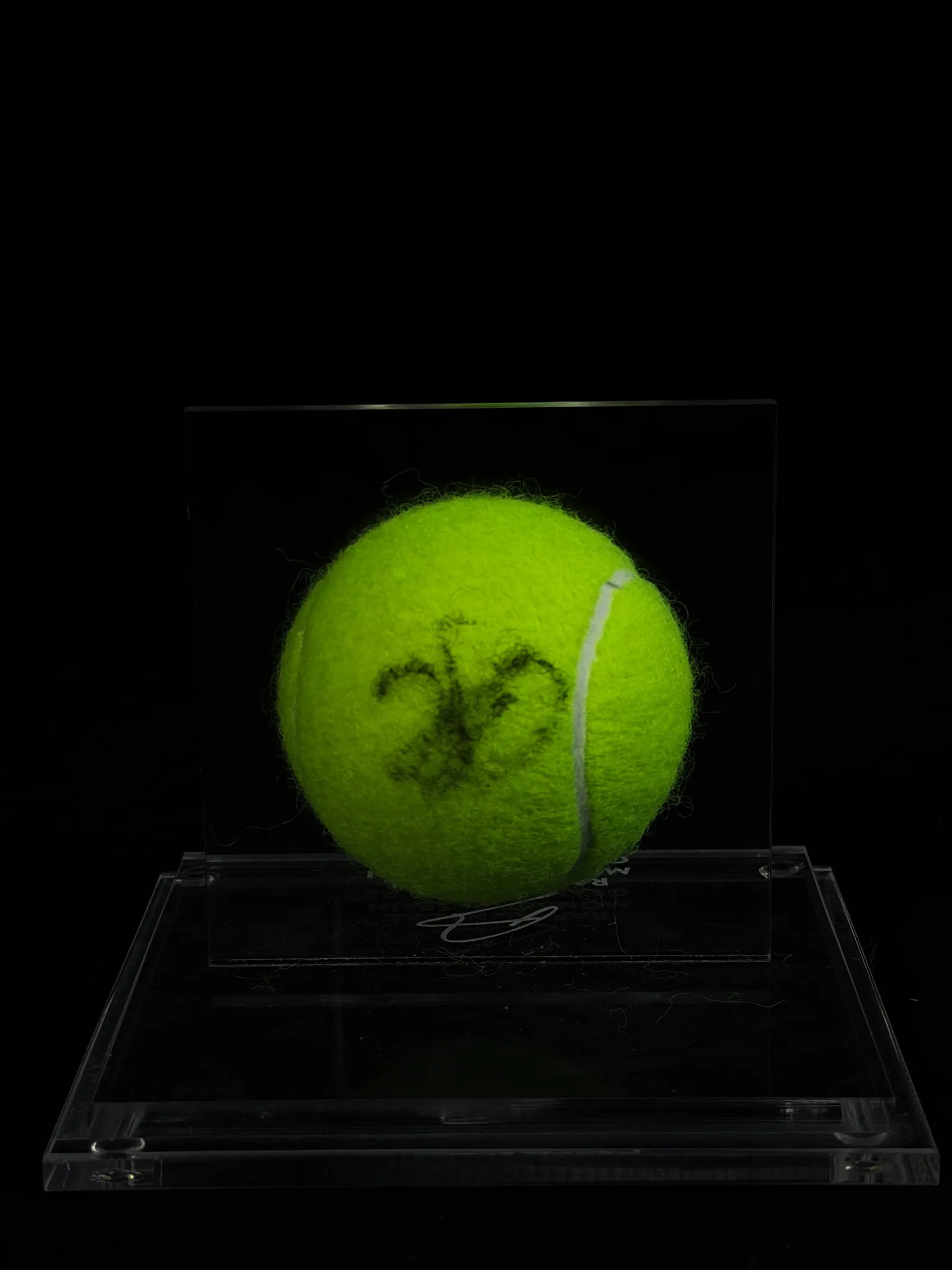 Alexander Zverev autógrafo – bola de tênis, Alexander Zverev