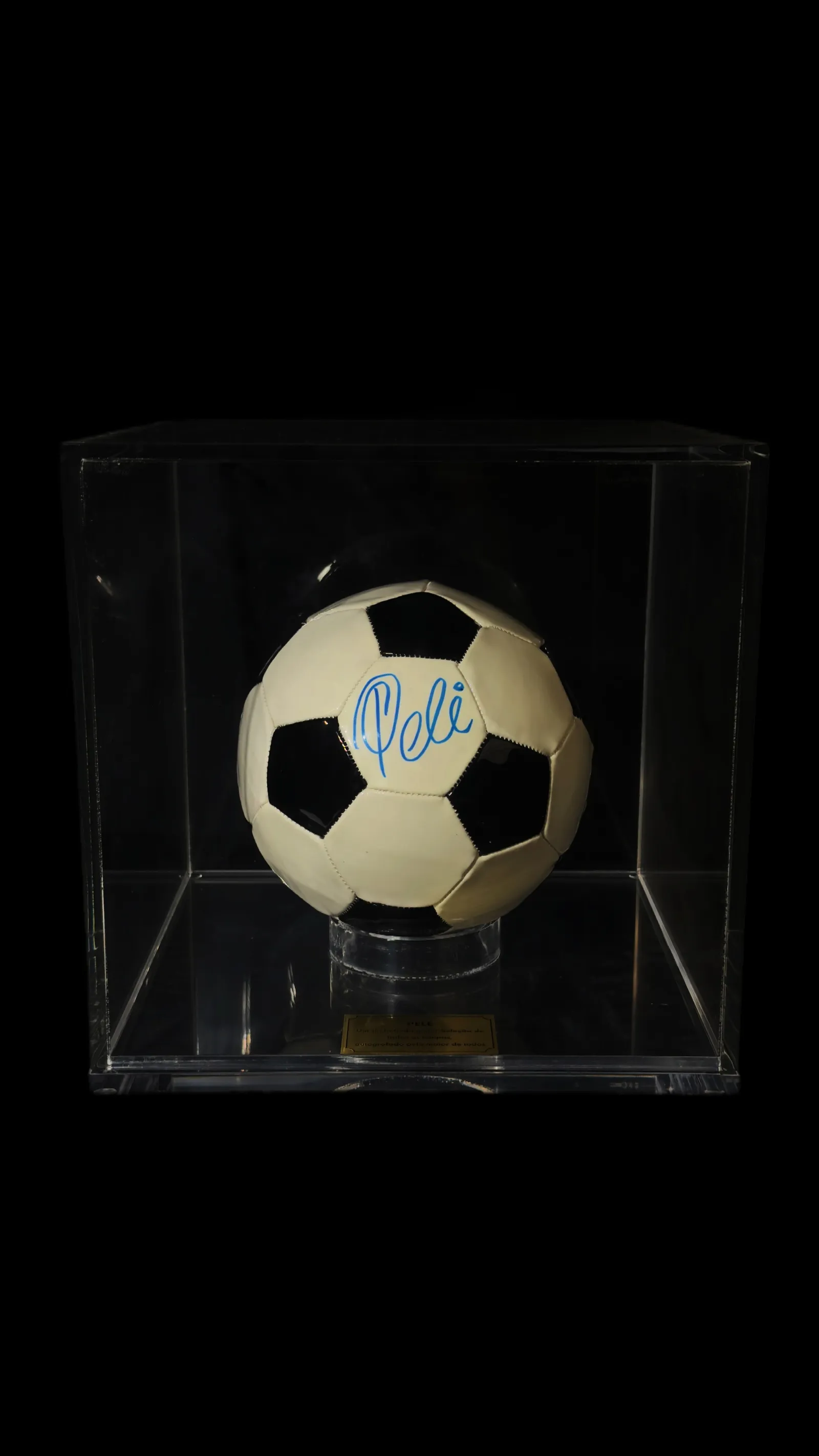 Pelé autógrafo – bola de futebol, Pelé